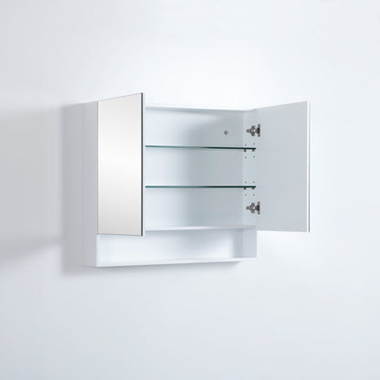 900mmx750mm Fremantle Shaving Cabinet - Matte White