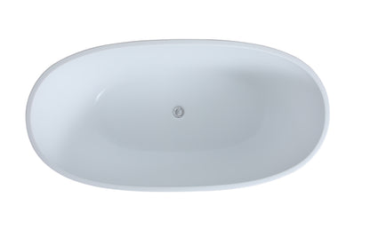 1700mm Freestanding Bathtub - Gloss White