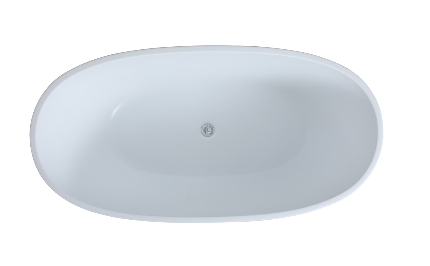 1500mm Freestanding Bathtub - Gloss White