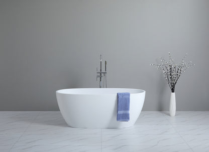 1500mm Freestanding Bathtub - Gloss White