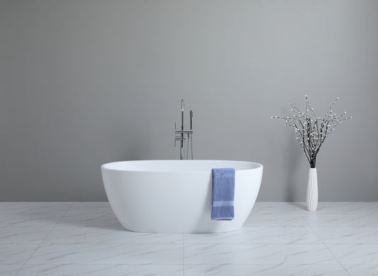 1700mm Freestanding Bathtub - Gloss White