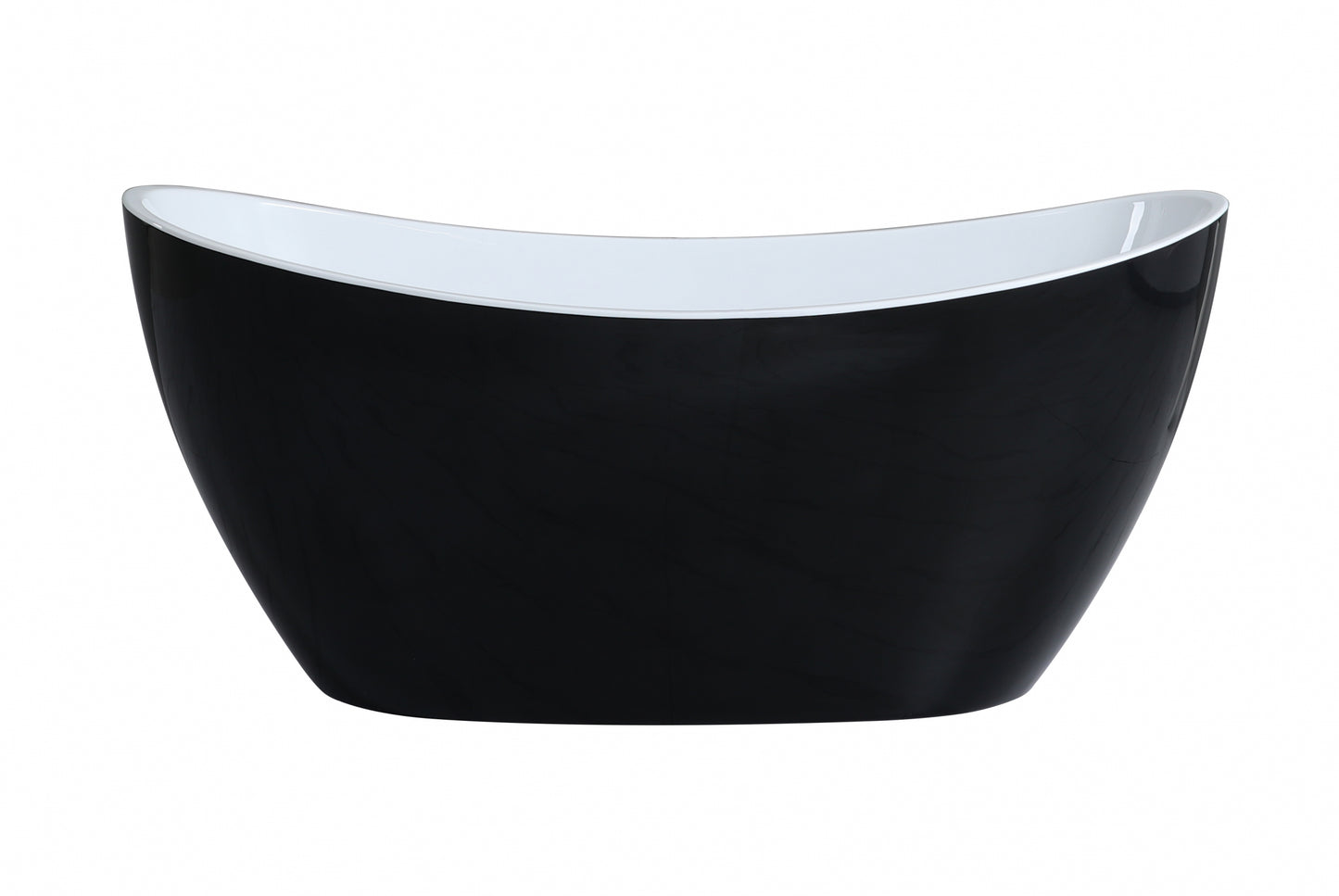 1700mm Freestanding Bathtub - Matte Black & Matte White