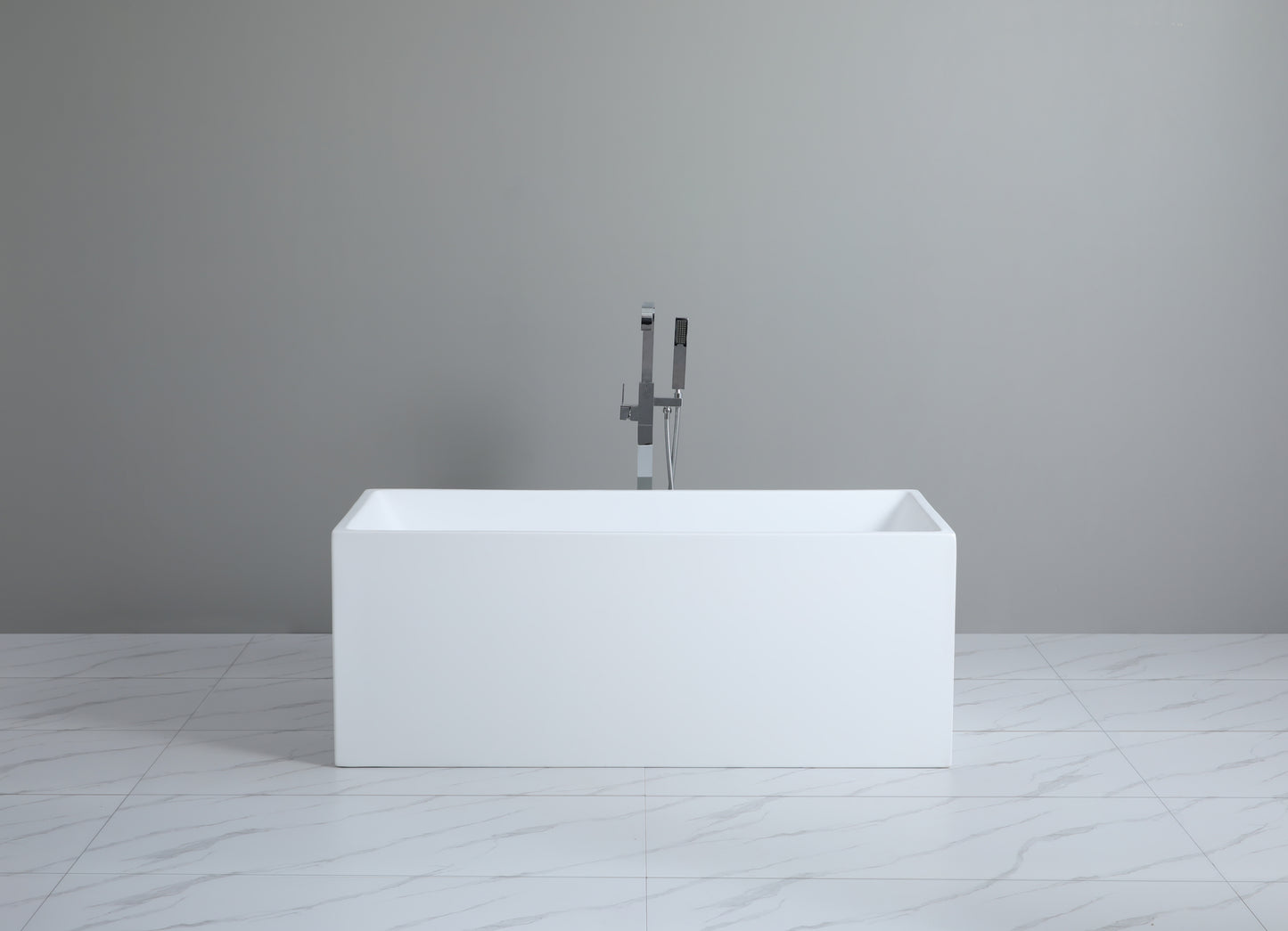1400mm Theo Multifit Bathtub - No Overflow - Gloss White