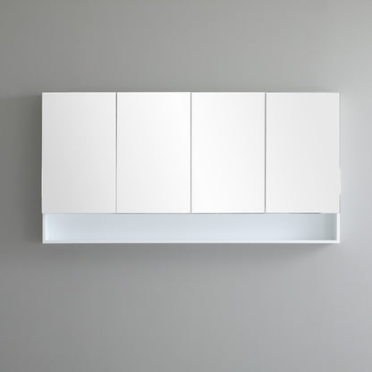 1500mmx750mm Fremantle Shaving Cabinet - Matte White