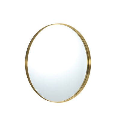 700mm Luna Aluminum Framed Mirror - Brushed Gold