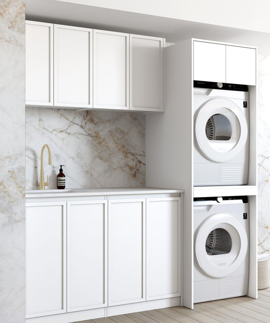 Laundry Kit 1960C Hampshire White with Pure White Top