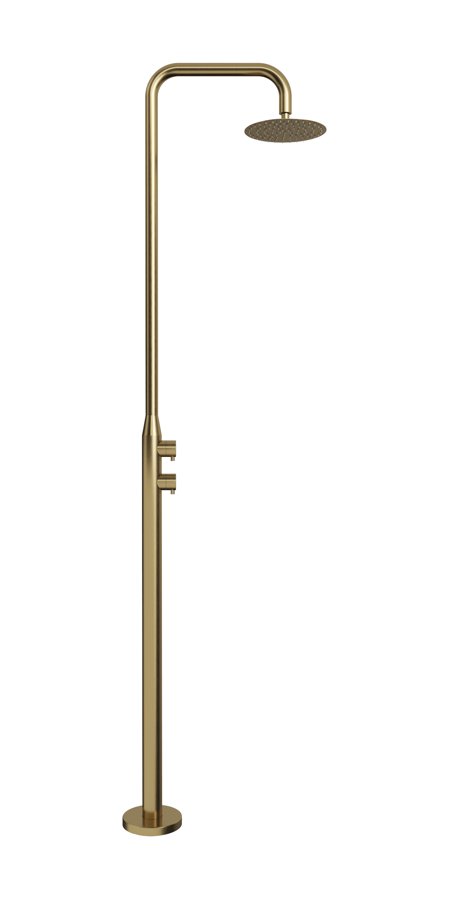 Lamezia Marine Grade Outdoor Shower - Brushed Brass