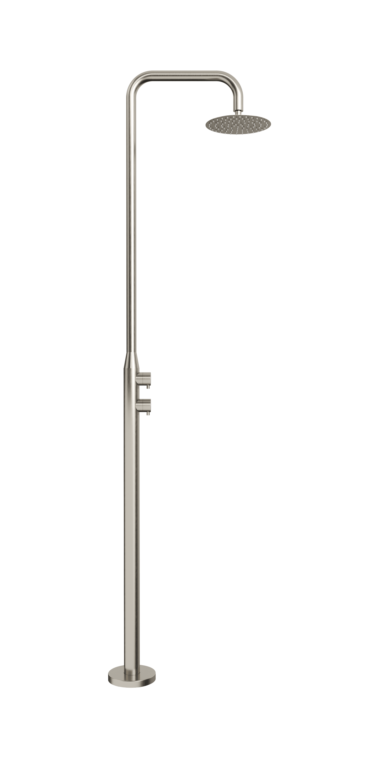 Lamezia Marine Grade Outdoor Shower - Brushed Nickel
