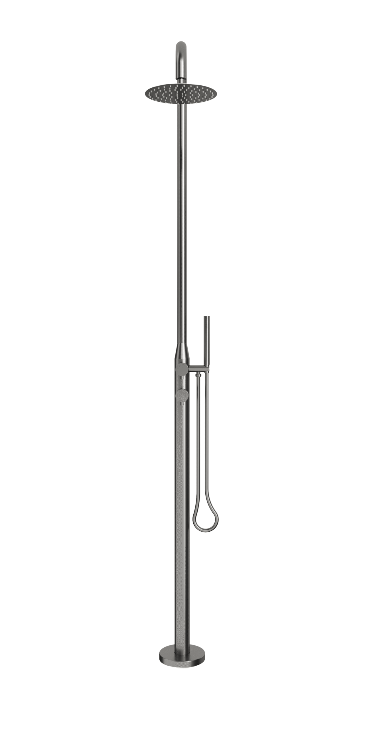 Lamezia Marine Grade Outdoor Shower - Gunmetal