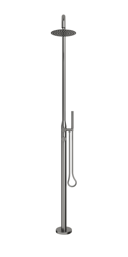 Lamezia Marine Grade Outdoor Shower - Gunmetal