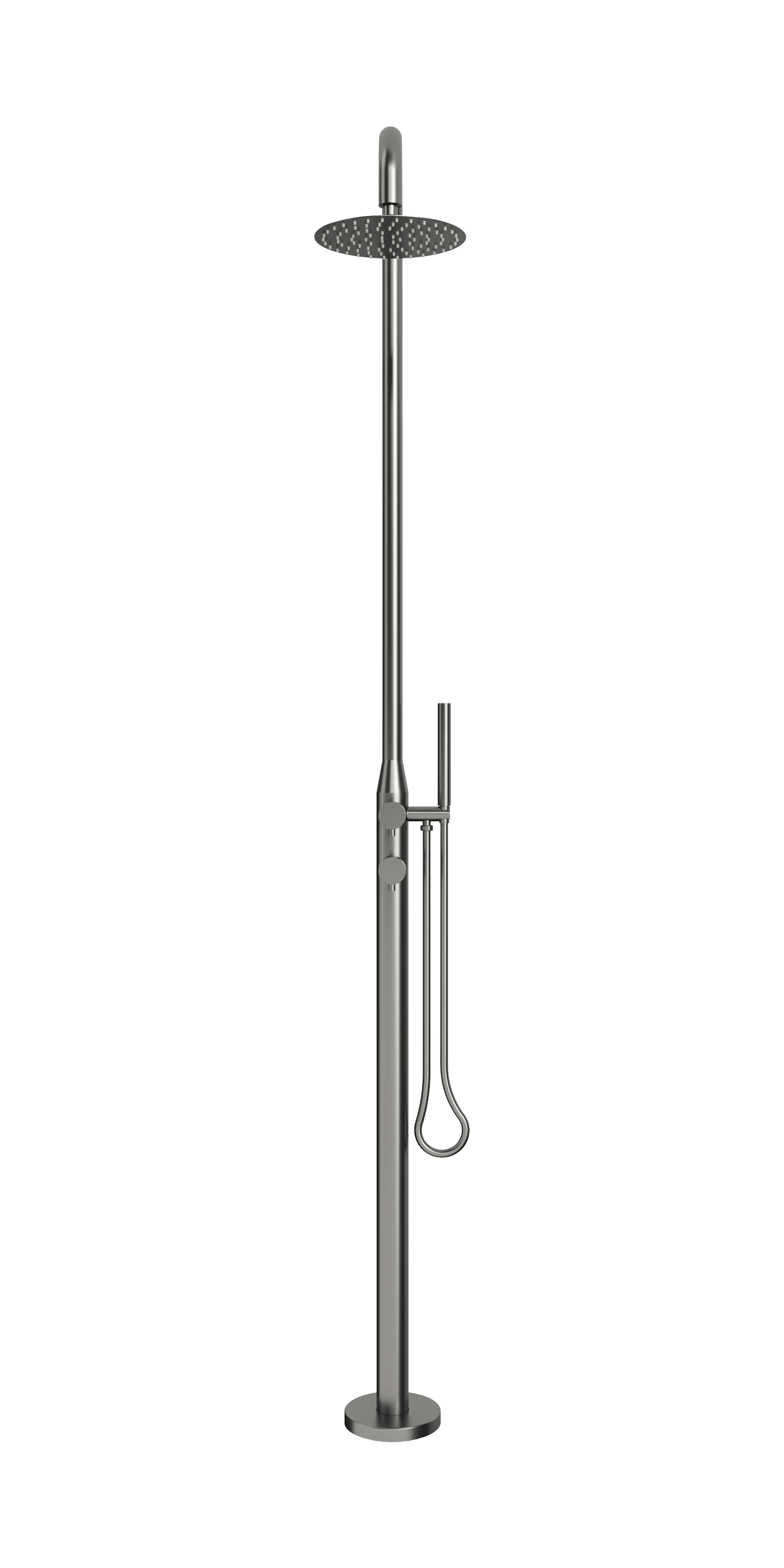 Lamezia Marine Grade Outdoor Shower - Gunmetal