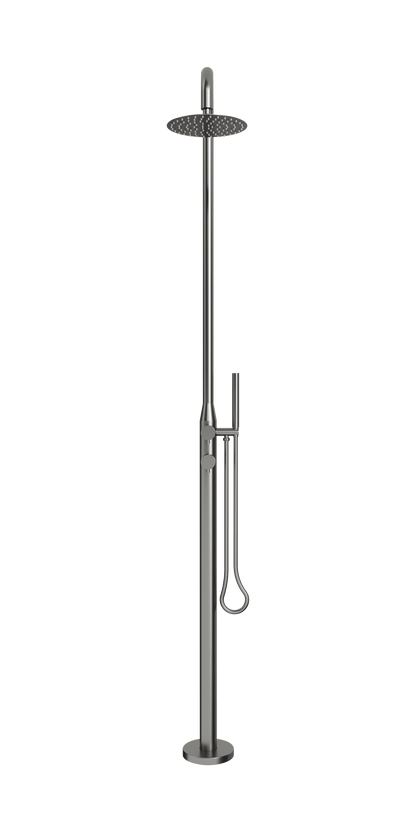 Lamezia Marine Grade Outdoor Shower - Gunmetal