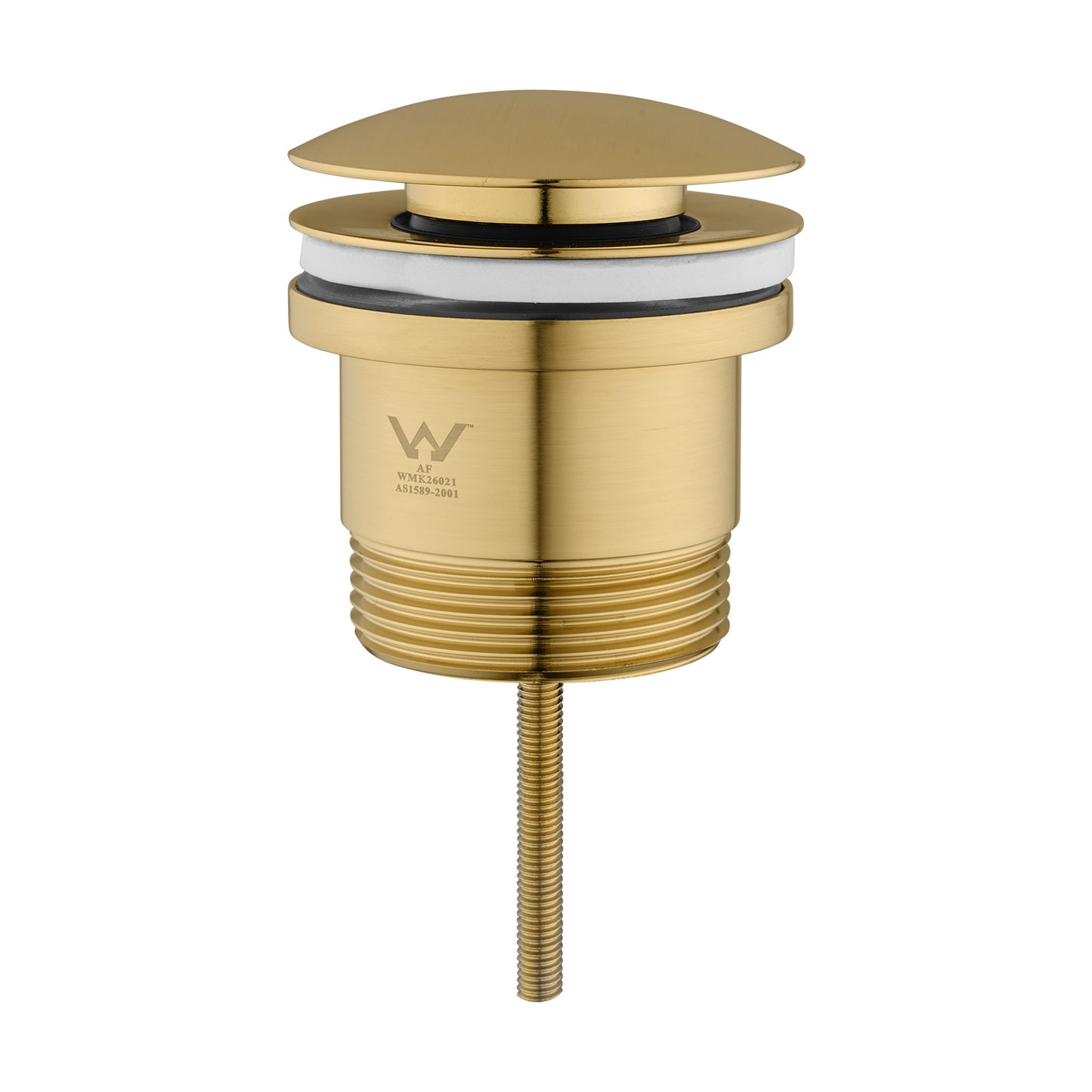 Light Brushed Brass Universal Basin/Bathtub Pop Up Waste