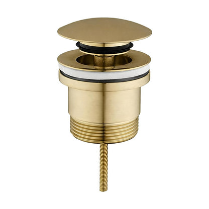Light Brushed Brass Universal Basin/Bathtub Pop Up Waste