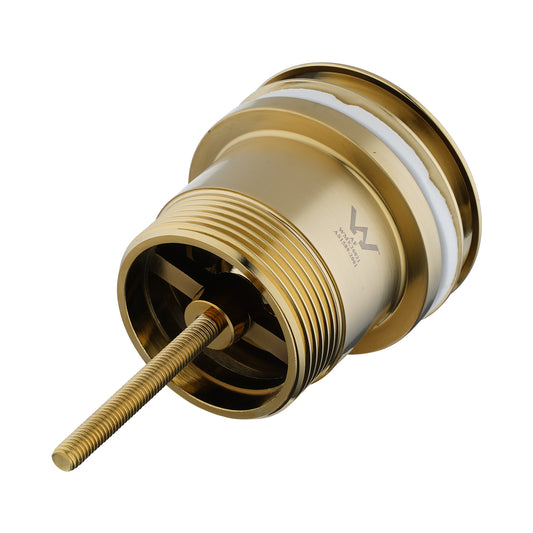 Light Brushed Brass Universal Basin/Bathtub Pop Up Waste