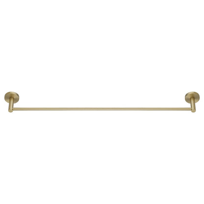 LUCID PIN Series Light Brushed Brass Single Towel Rack Rail 800mm
