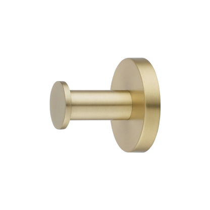 LUCID PIN Series Light Brushed Brass Robe Hook
