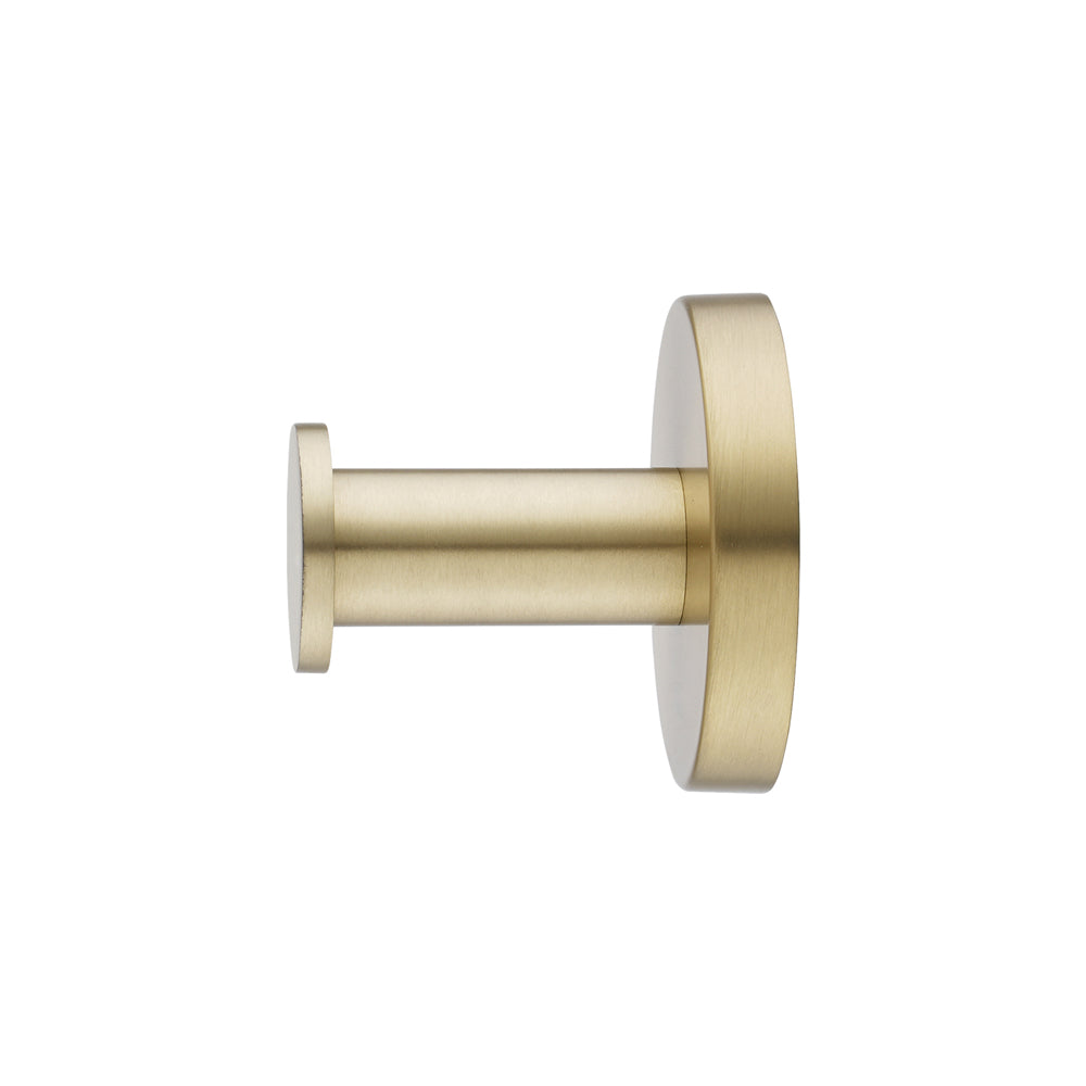 LUCID PIN Series Light Brushed Brass Robe Hook
