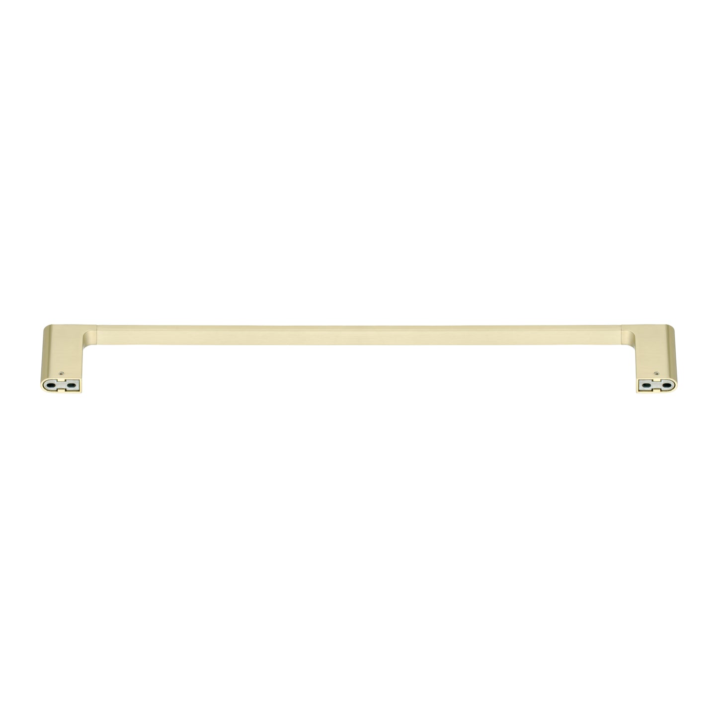 VOG Series Light Brushed Brass Single Towel Rail 600mm