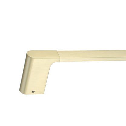 VOG Series Light Brushed Brass Single Towel Rail 600mm
