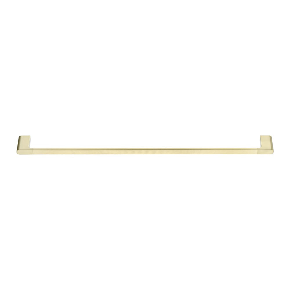 VOG Series Light Brushed Brass Single Towel Rail 800mm