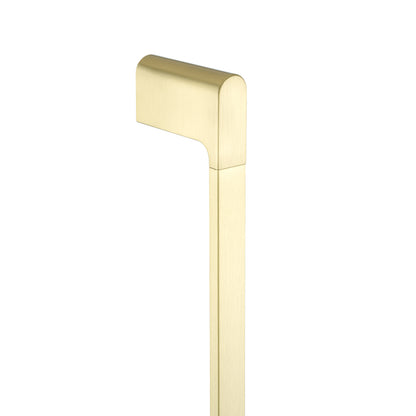 VOG Series Light Brushed Brass Single Towel Rail 800mm