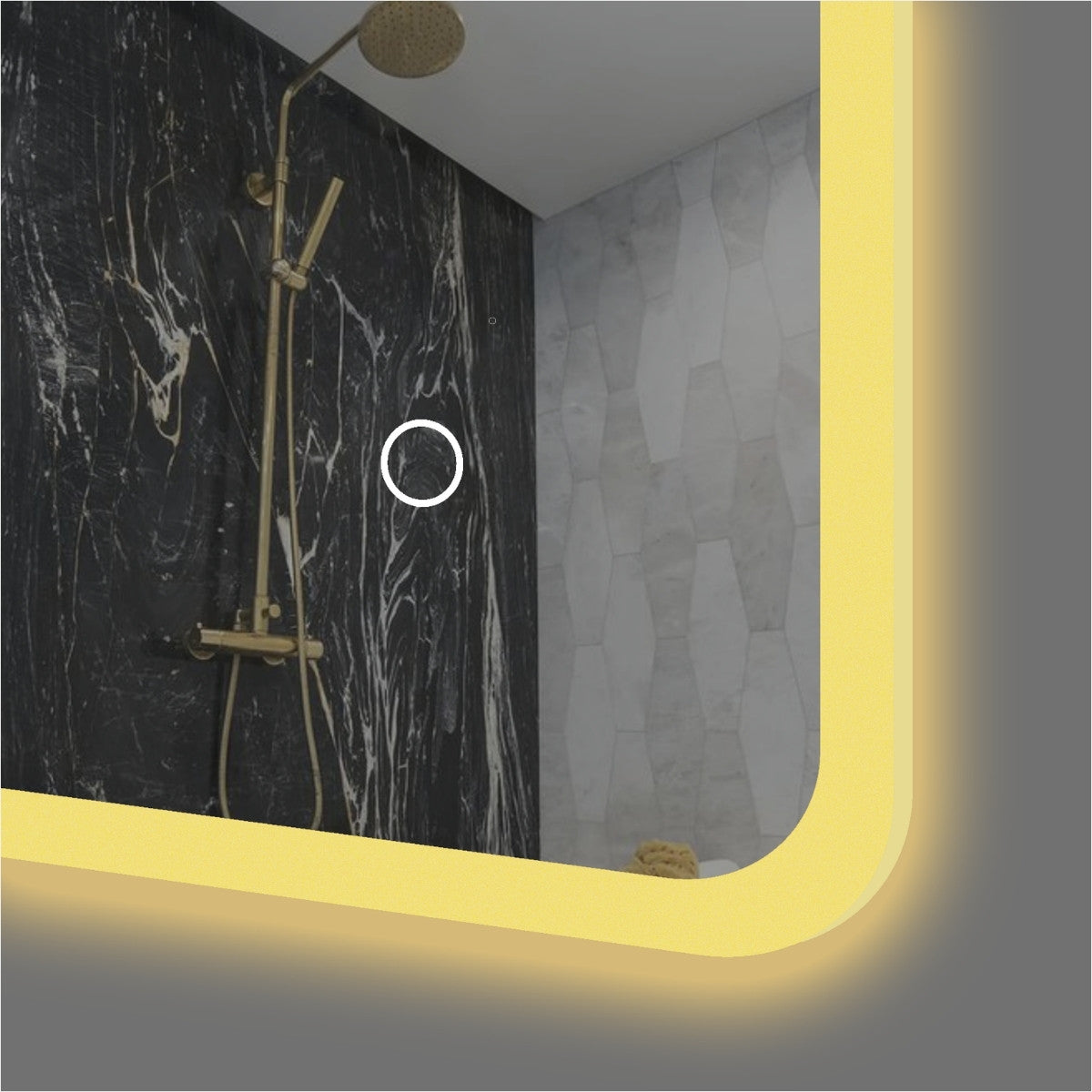 **Acrylic LED Frameless Mirror LDE-A - 1200x800mm
