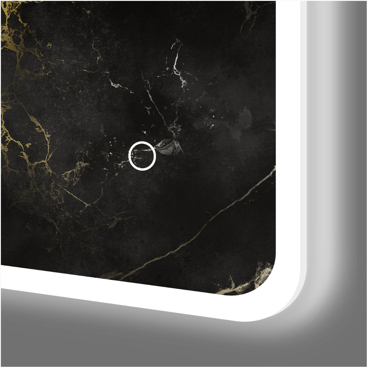**Acrylic LED Frameless Mirror LDE-A - 1200x800mm
