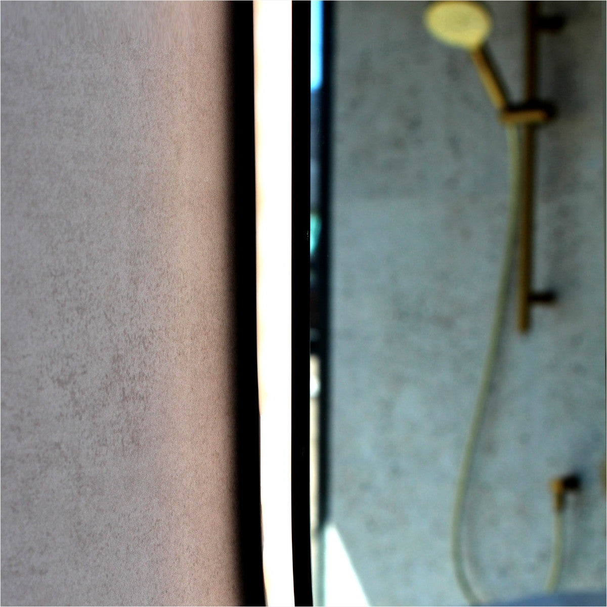 Oval Shape Backlit LED Frameless Mirror -  500x1000mm