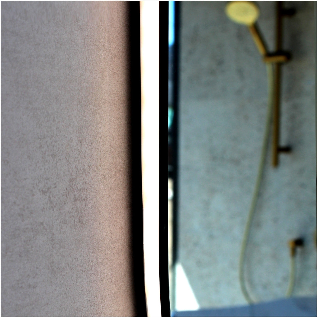 Oval/Pill Shape Backlit LED Frameless Mirror - 450x900mm