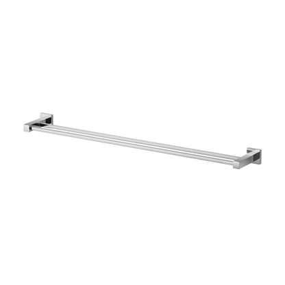 Lauren Elite Double Towel Rail - Chrome