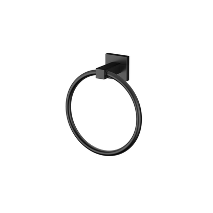 Lauren Elite Towel Ring - Matte Black