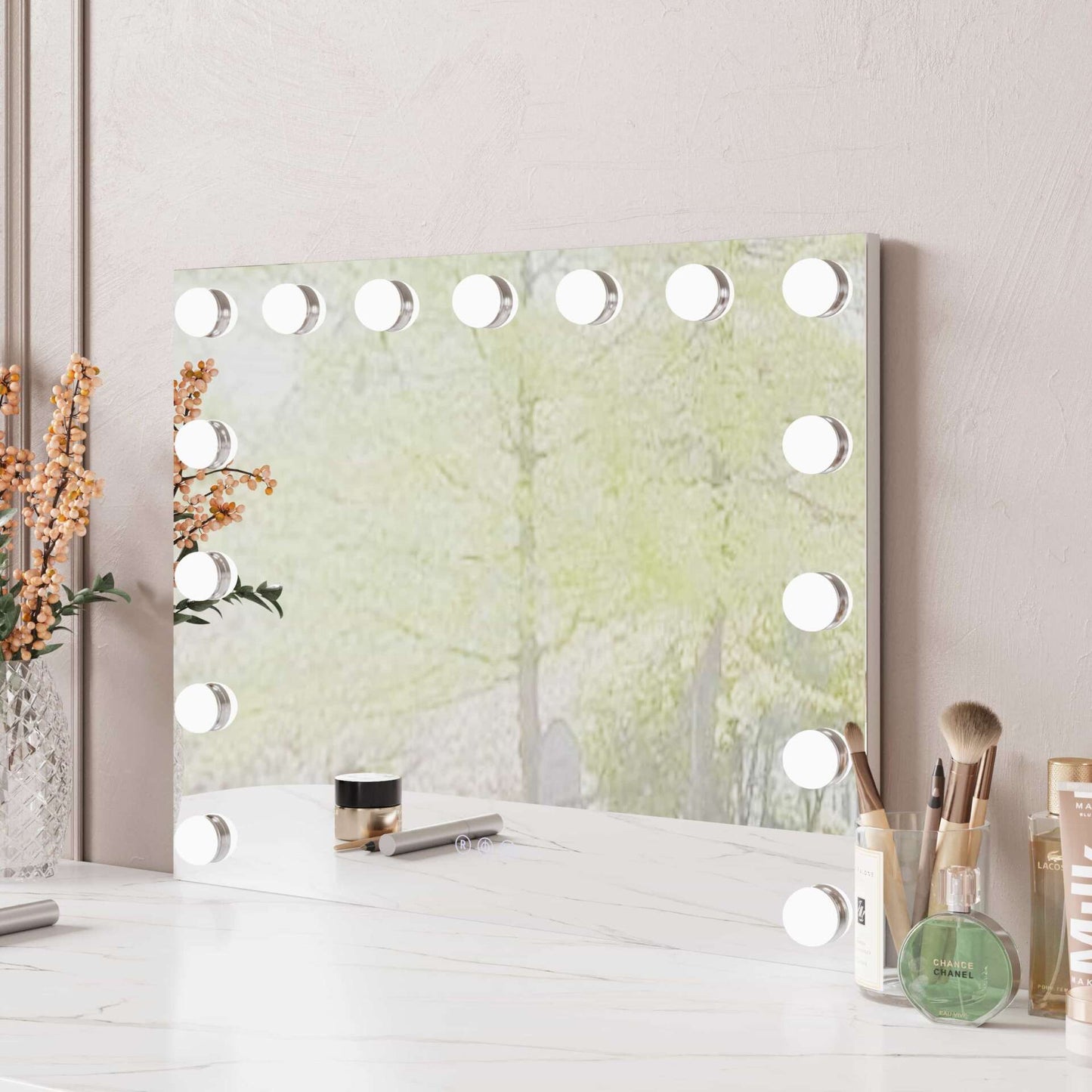 580×450mm LED Frontlit Makeup Mirror | LED-5845-MU