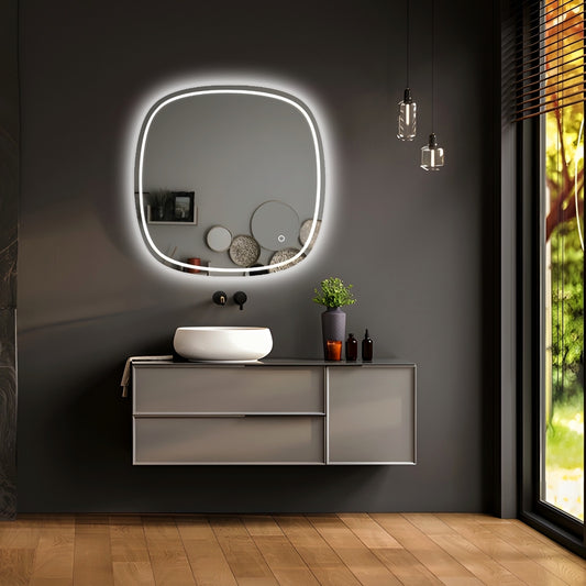 LEXSI LED Frameless Mirror - 600x600mm **Discontinued/Clearance Stock No Exchange or Refund