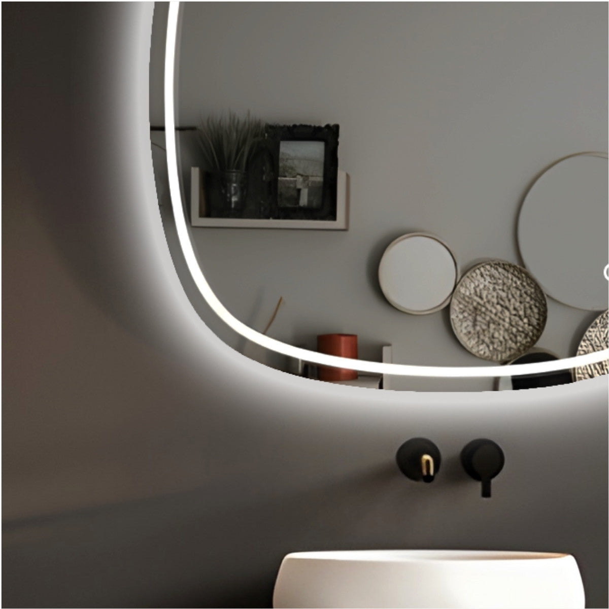 LEXSI LED Frameless Mirror - 750x750mm **Discontinued/Clearance Stock No Exchange or Refund