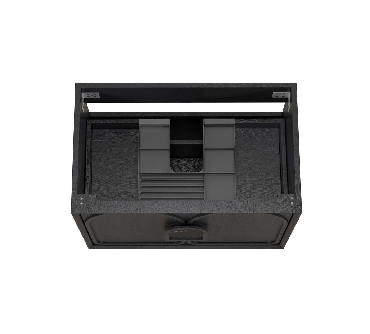 750mm Laguna Mark II Black Oak Freestanding Vanity Cabinet with Legs