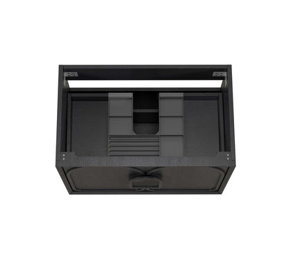 750mm Laguna Mark II Black Oak Freestanding Vanity Cabinet with Legs