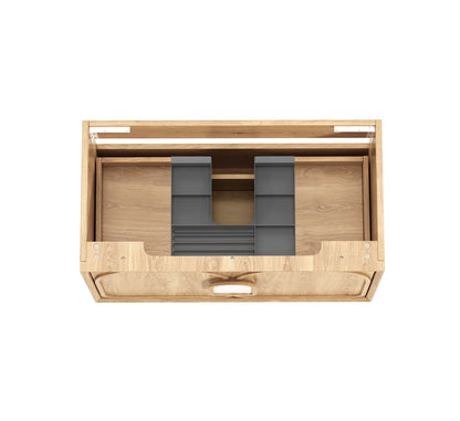 900mm Laguna Mark II  Woodland Oak Freestanding Vanity Cabinet with Legs