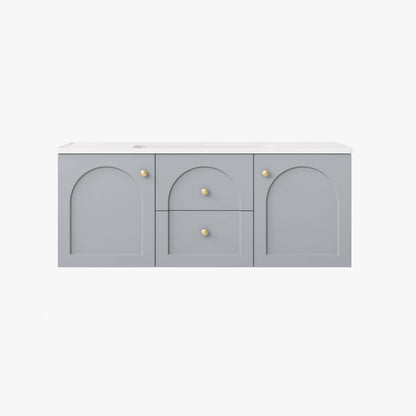 1200mm Chester
  Federation wall hung PVC Cabinet - Matte Grey - LK-FC1221W-GY