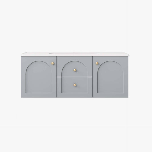 1200mm Chester
  Federation wall hung PVC Cabinet - Matte Grey - LK-FC1221W-GY
