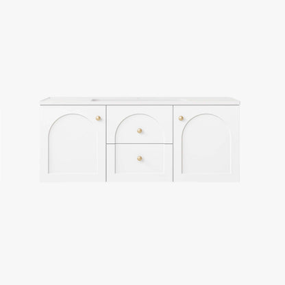 1200mm Chester Federation wall hung PVC
  Cabinet - Matte White - LK-FC1221W-MW