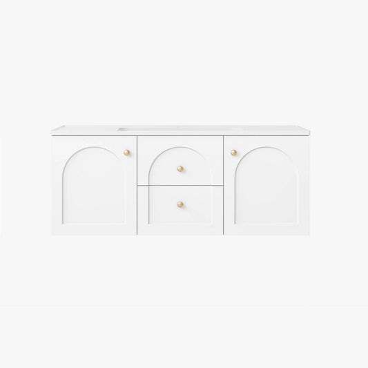 1200mm Chester Federation wall hung PVC
  Cabinet - Matte White - LK-FC1221W-MW