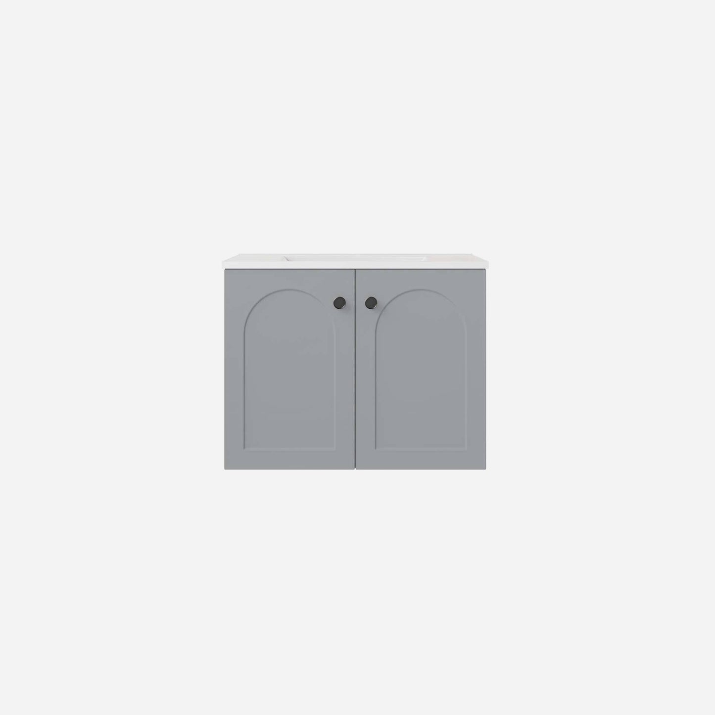 600mm Chester Federation wall hung PVC
  Cabinet - Matte Grey - LK-FC64W-GY