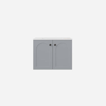600mm Chester Federation wall hung PVC
  Cabinet - Matte Grey - LK-FC64W-GY