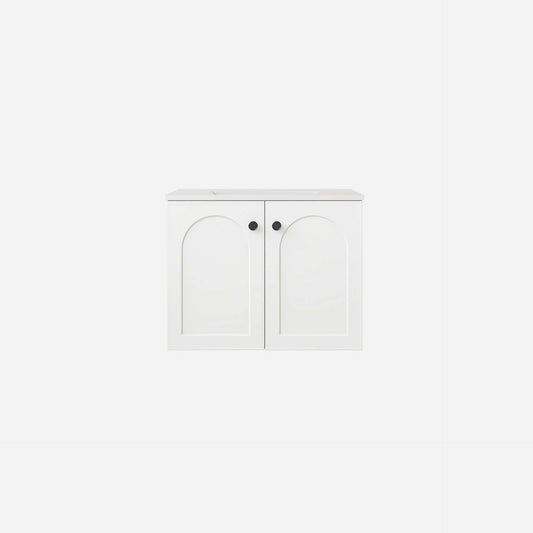 600mm Chester Federation wall hung PVC
  Cabinet - Matte White - LK-FC64W-MW