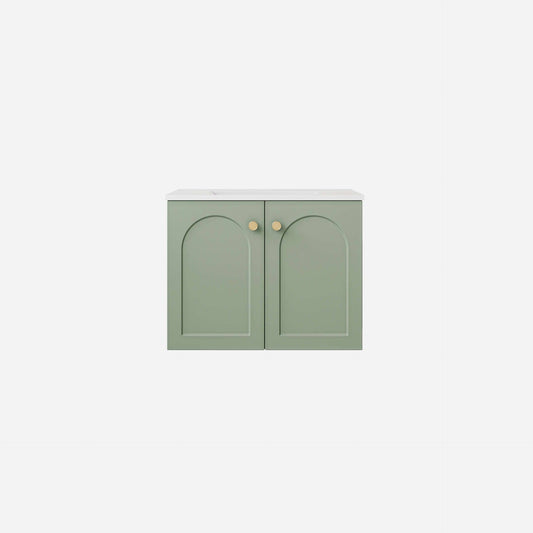 600mm Chester Federation wall hung PVC
  Cabinet - Olive Green - LK-FC64W-MG