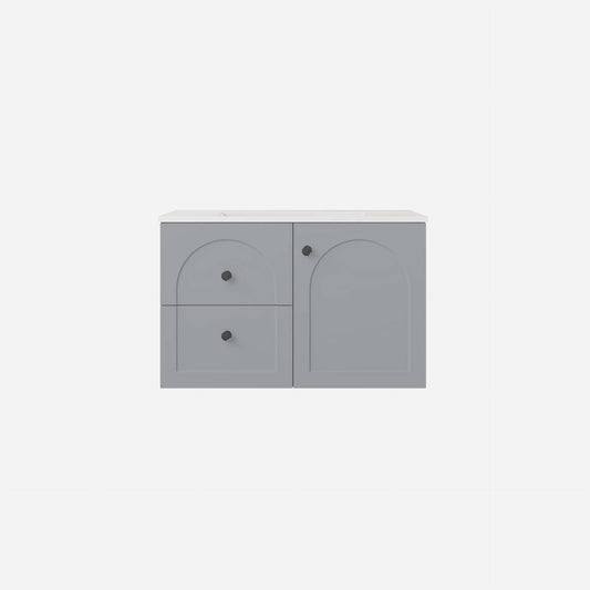 750mm Chester Federation wall hung PVC
  Cabinet - Matte Grey - LK-FC74LW-GY