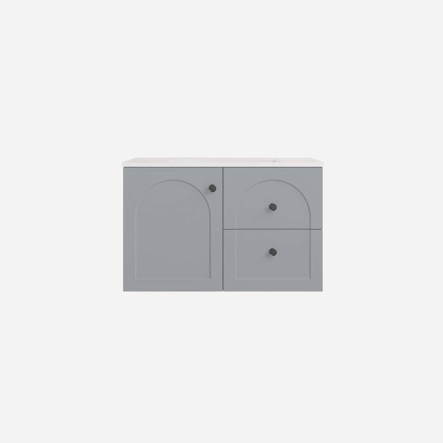750mm Chester Federation wall hung PVC
  Cabinet - Matte Grey - LK-FC74RW-GY