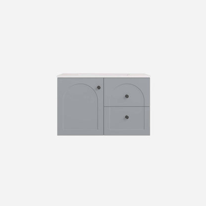 750mm Chester Federation wall hung PVC
  Cabinet - Matte Grey - LK-FC74RW-GY