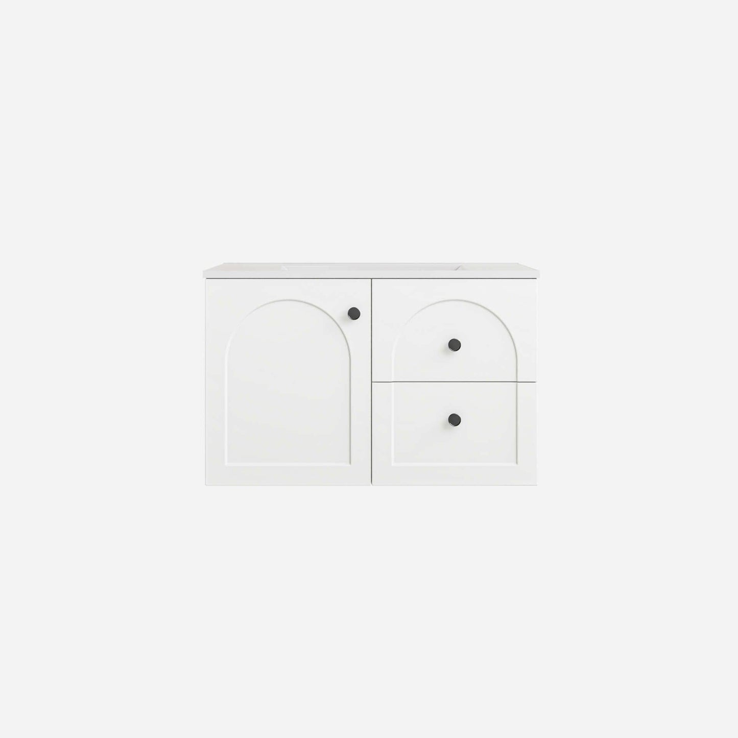 750mm Chester Federation wall hung PVC
  Cabinet - Matte White - LK-FC74RW-MW